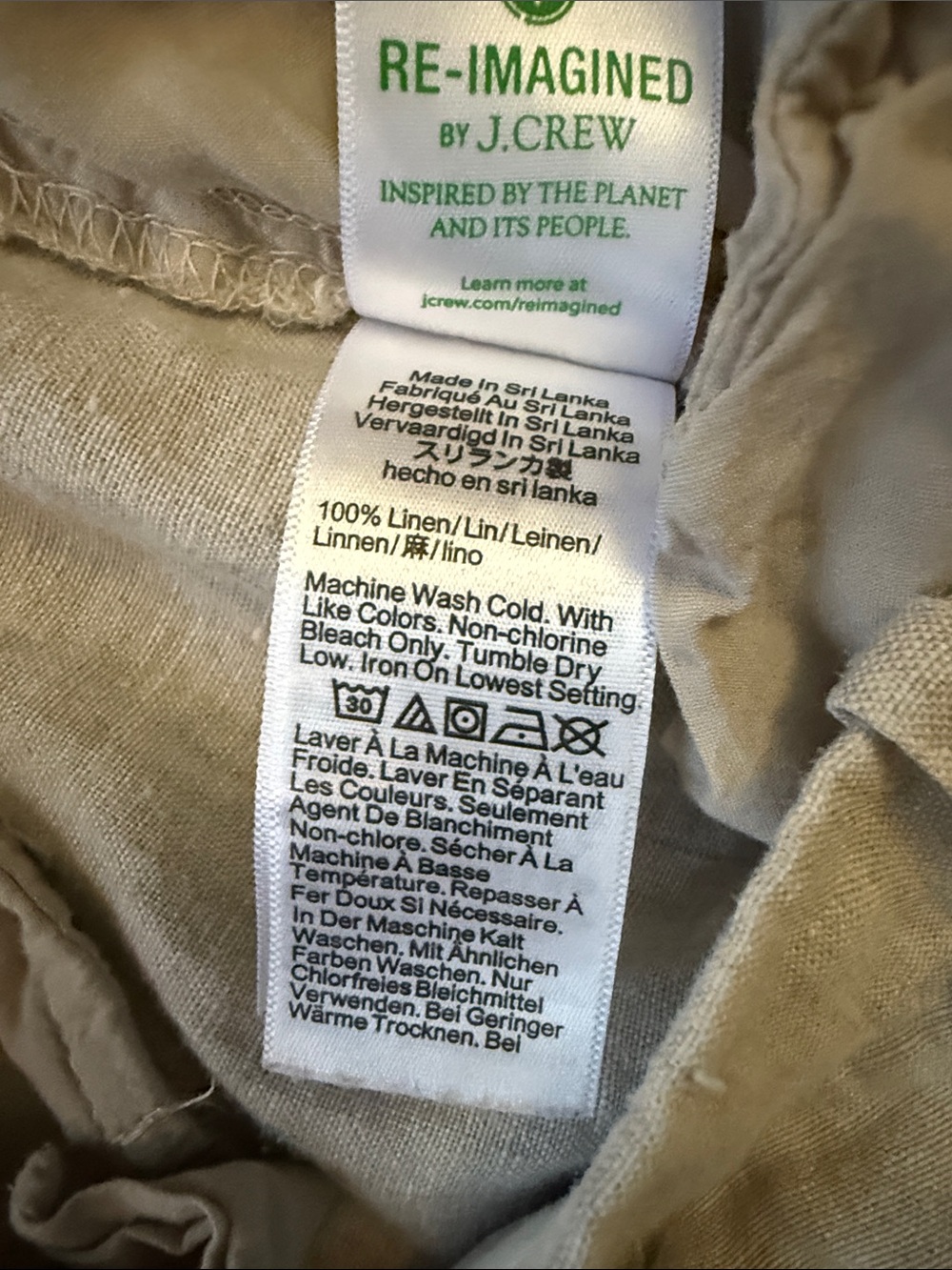 J..Crew Essential Wide-Leg Pant in Linen - Picture 10 of 12